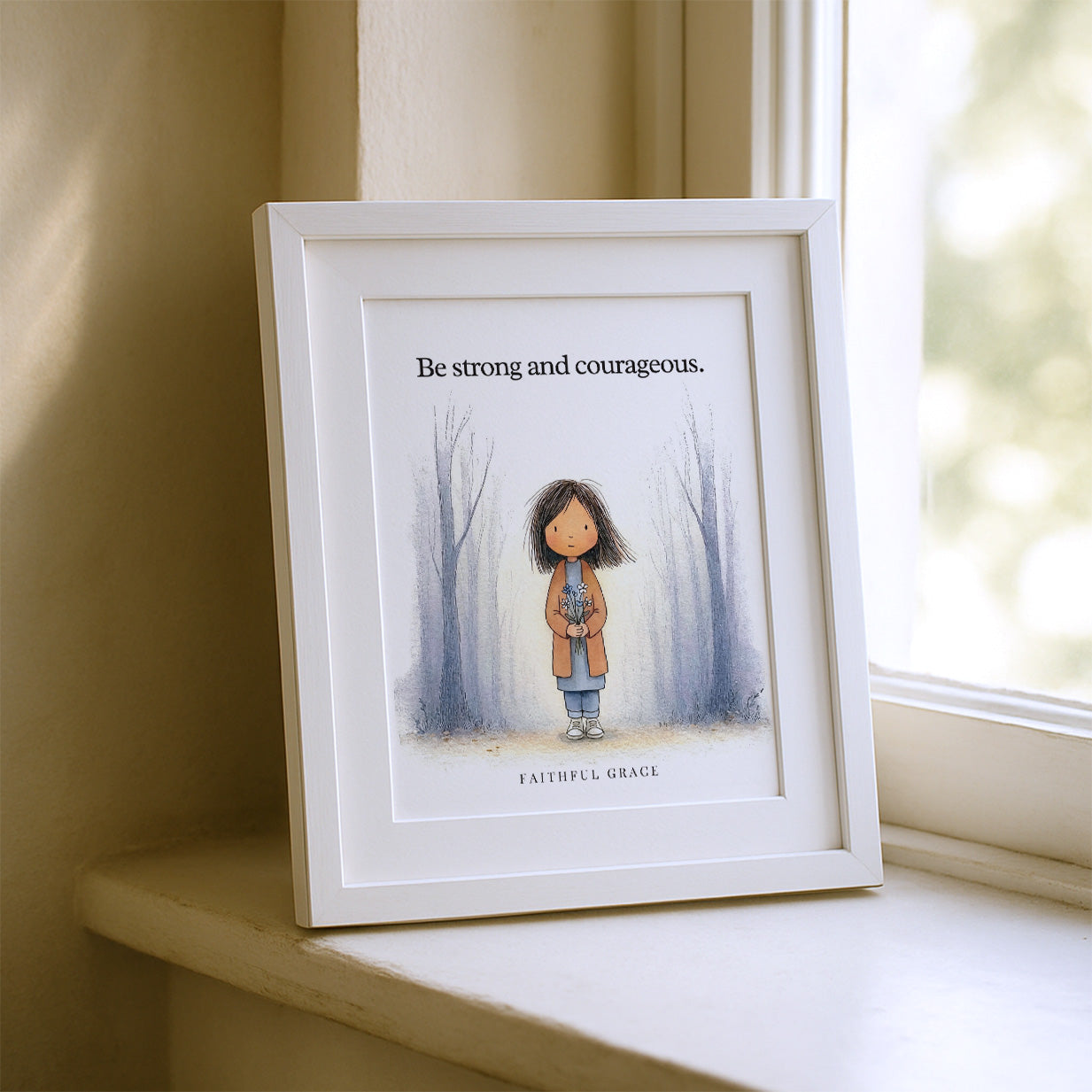 Strong and courageous.
