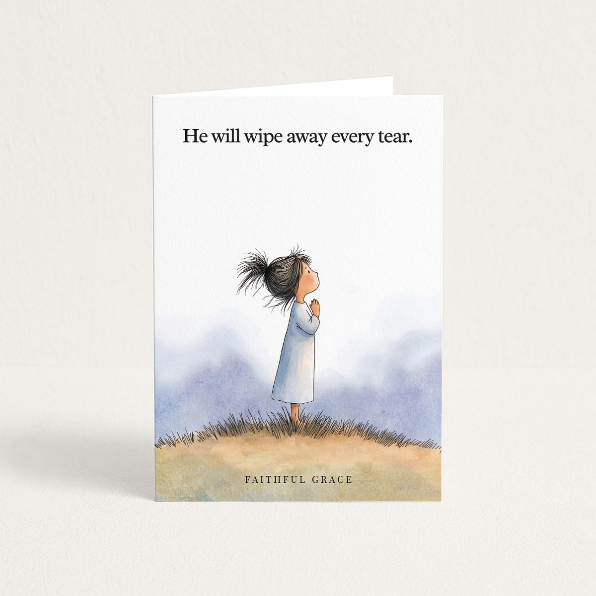 He will wipe away every tear.