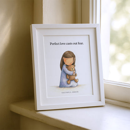 Perfect love casts out fear.