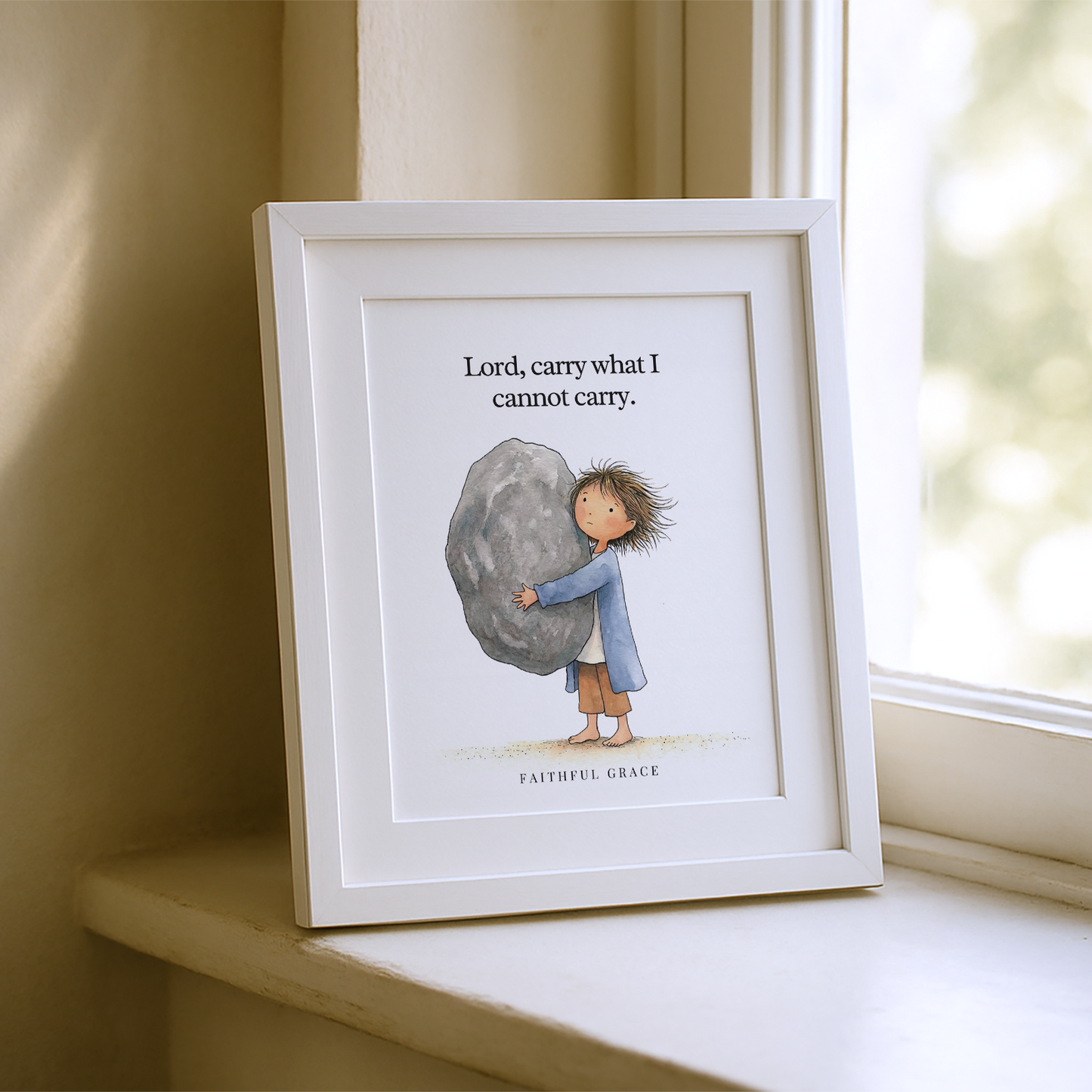 Carry what I cannot carry.