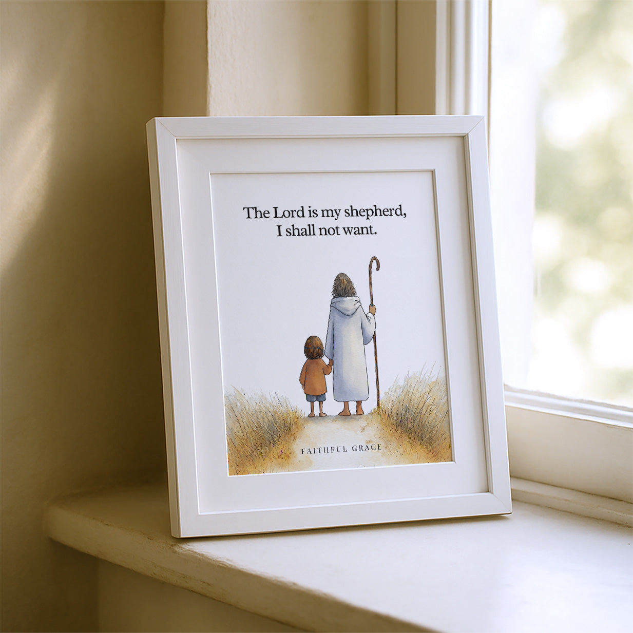 The Lord is my shepherd.