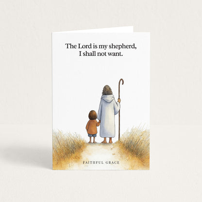 The Lord is my shepherd.