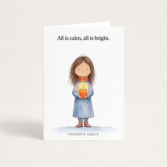 All is calm, all is bright.