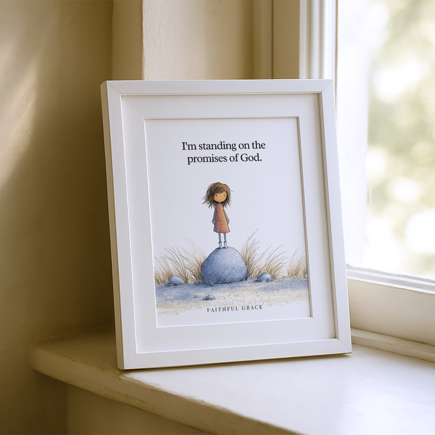 Standing on the promises of God.