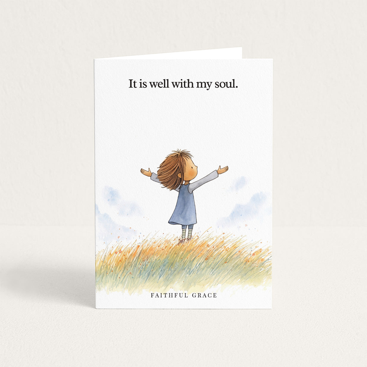 It is well with my soul.