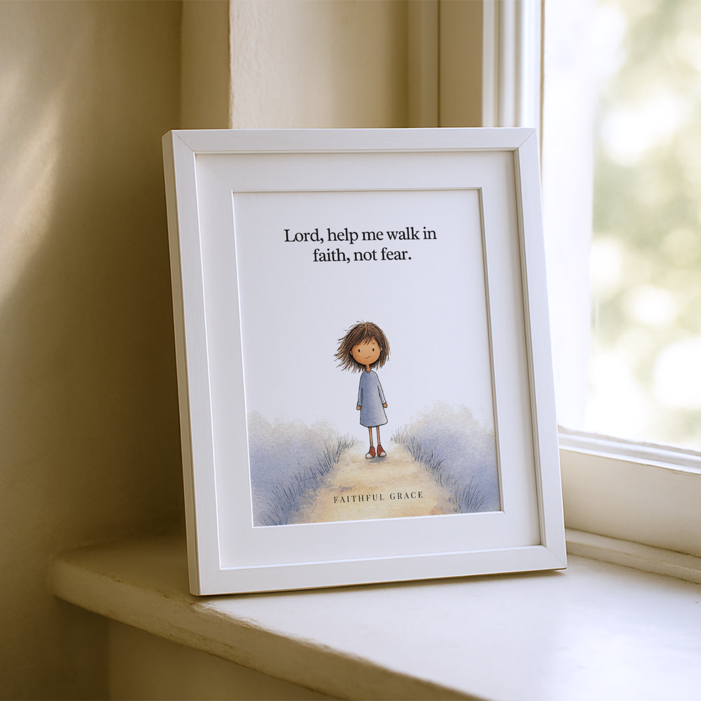 Help me walk in faith, not fear.