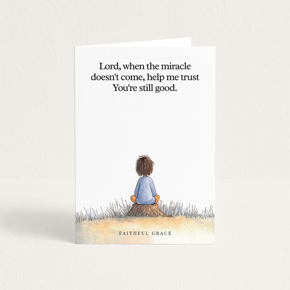 When the miracle doesn't come.
