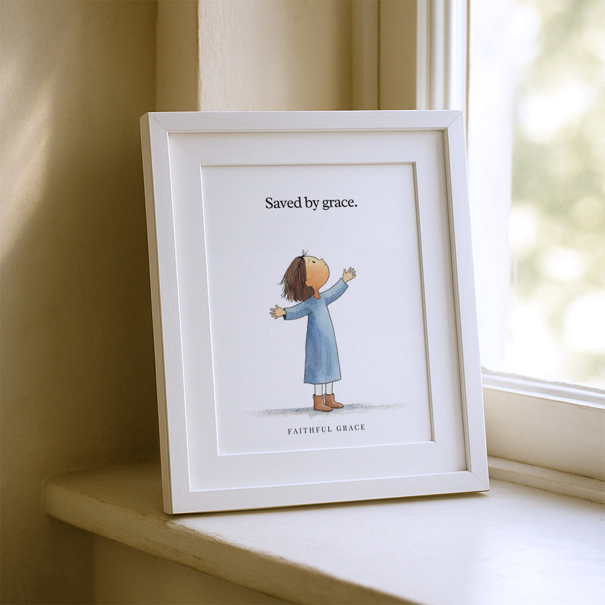 Saved by grace. print