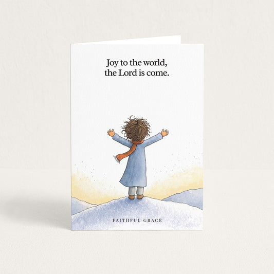 Joy to the world.