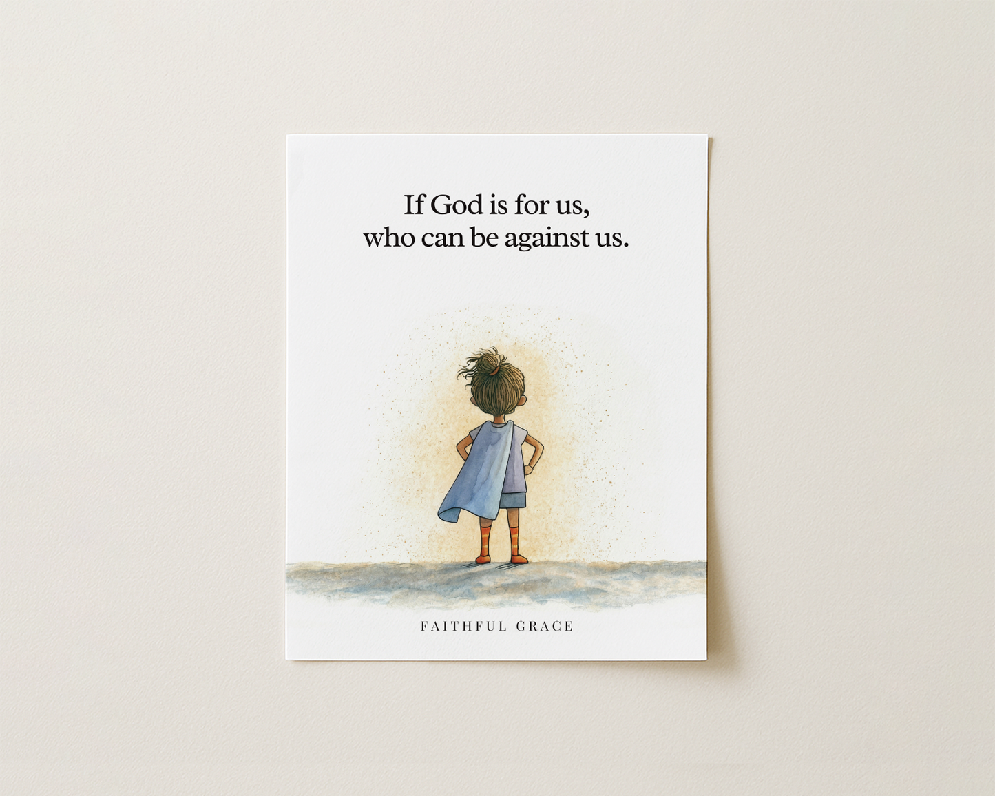 Who can be against us.