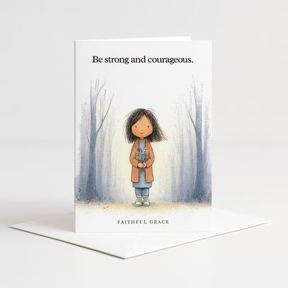 Strong and courageous.