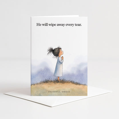 He will wipe away every tear.