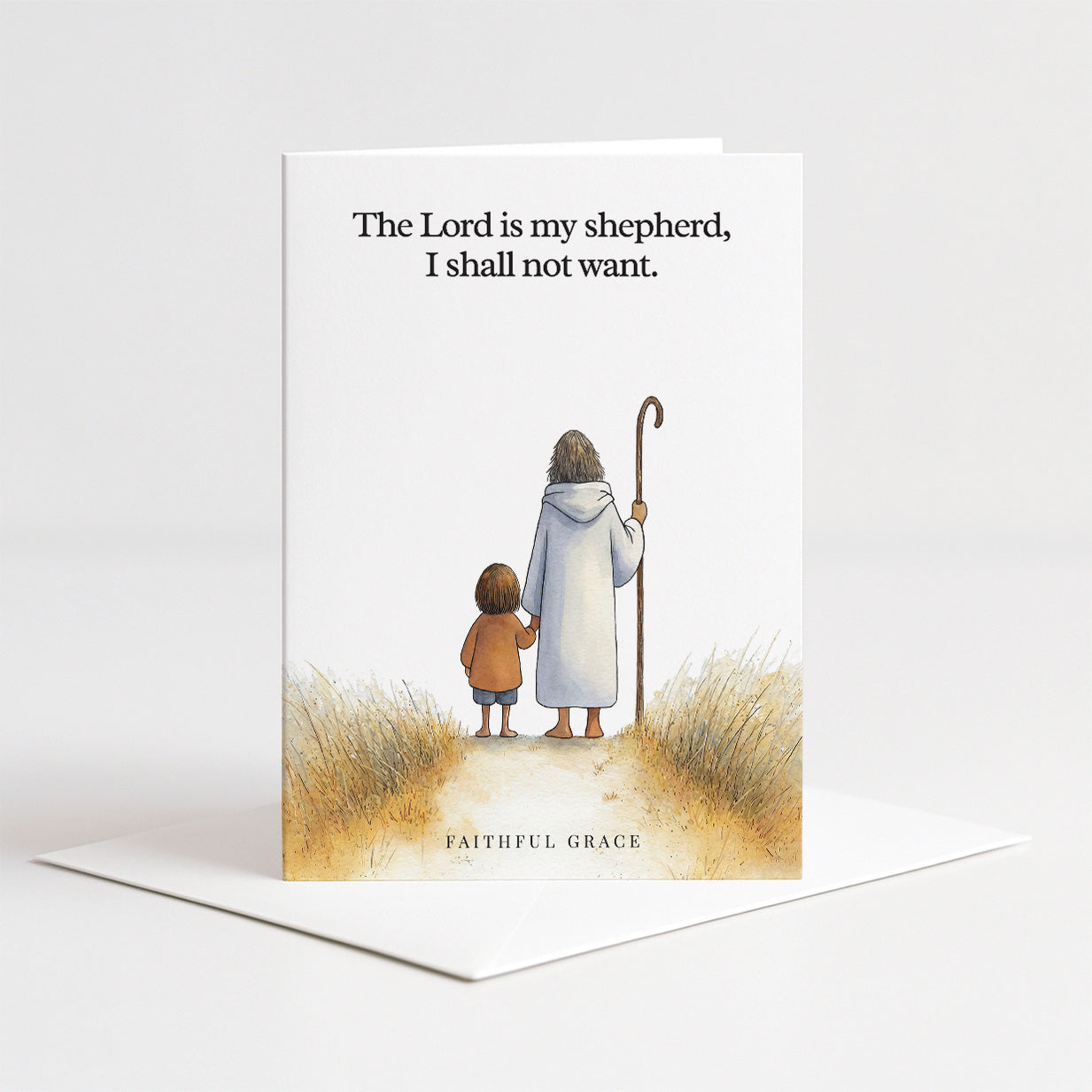 The Lord is my shepherd.