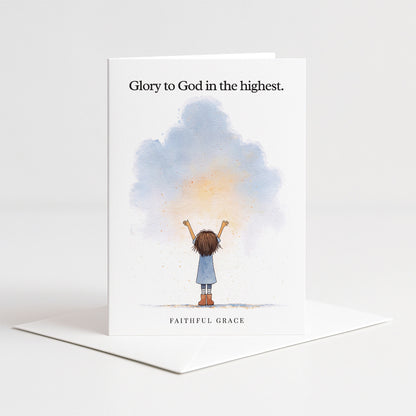 Glory to God in the highest.