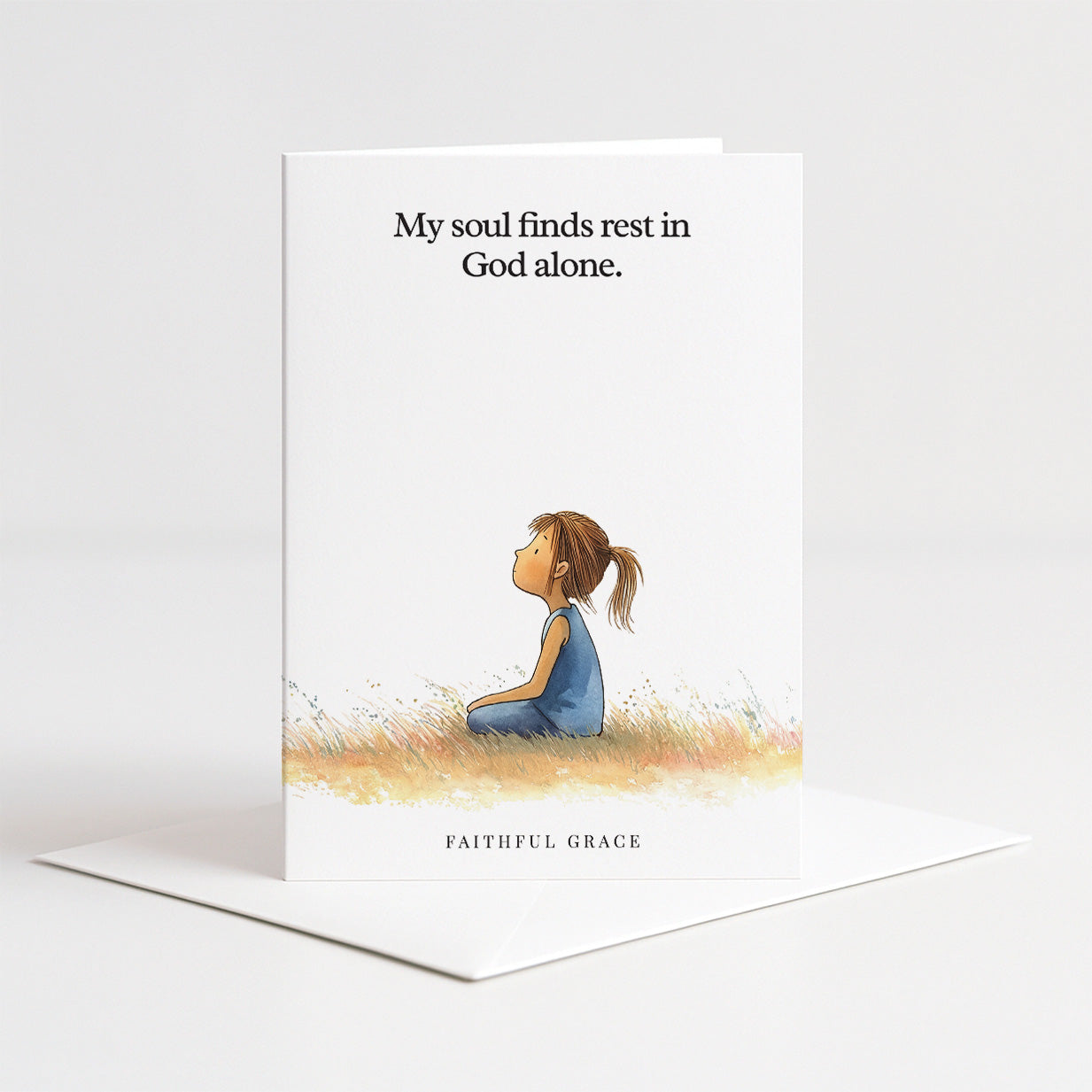 My soul finds rest in God alone.