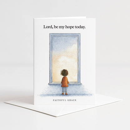Be my hope today.