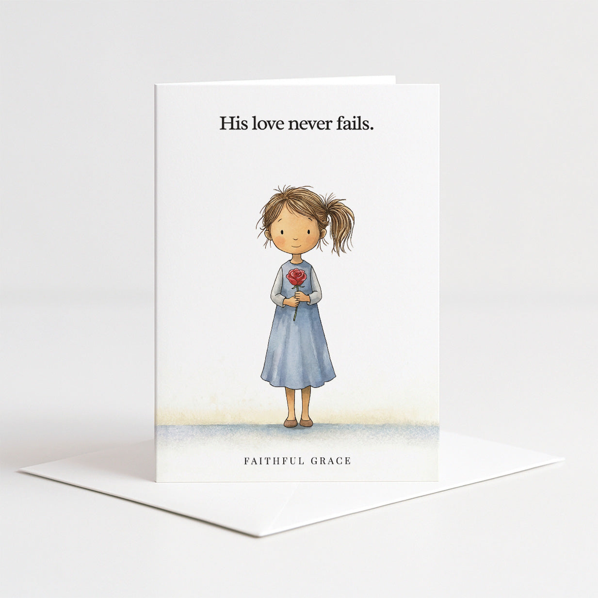 His love never fails.