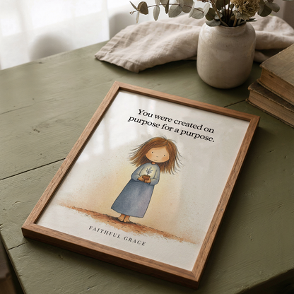 On purpose for a purpose.