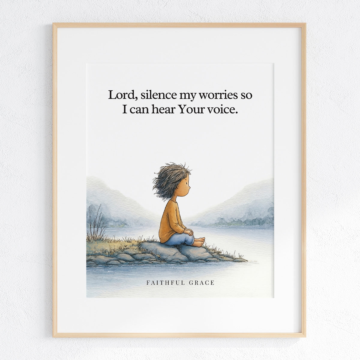 Silence my worries.