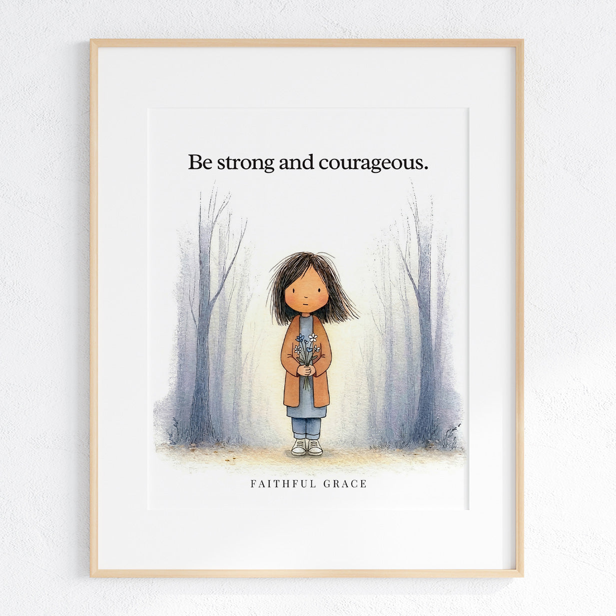 Strong and courageous.