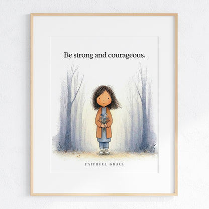 Strong and courageous.