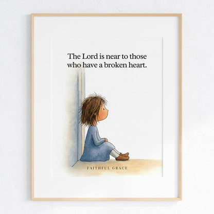 Near to the brokenhearted.