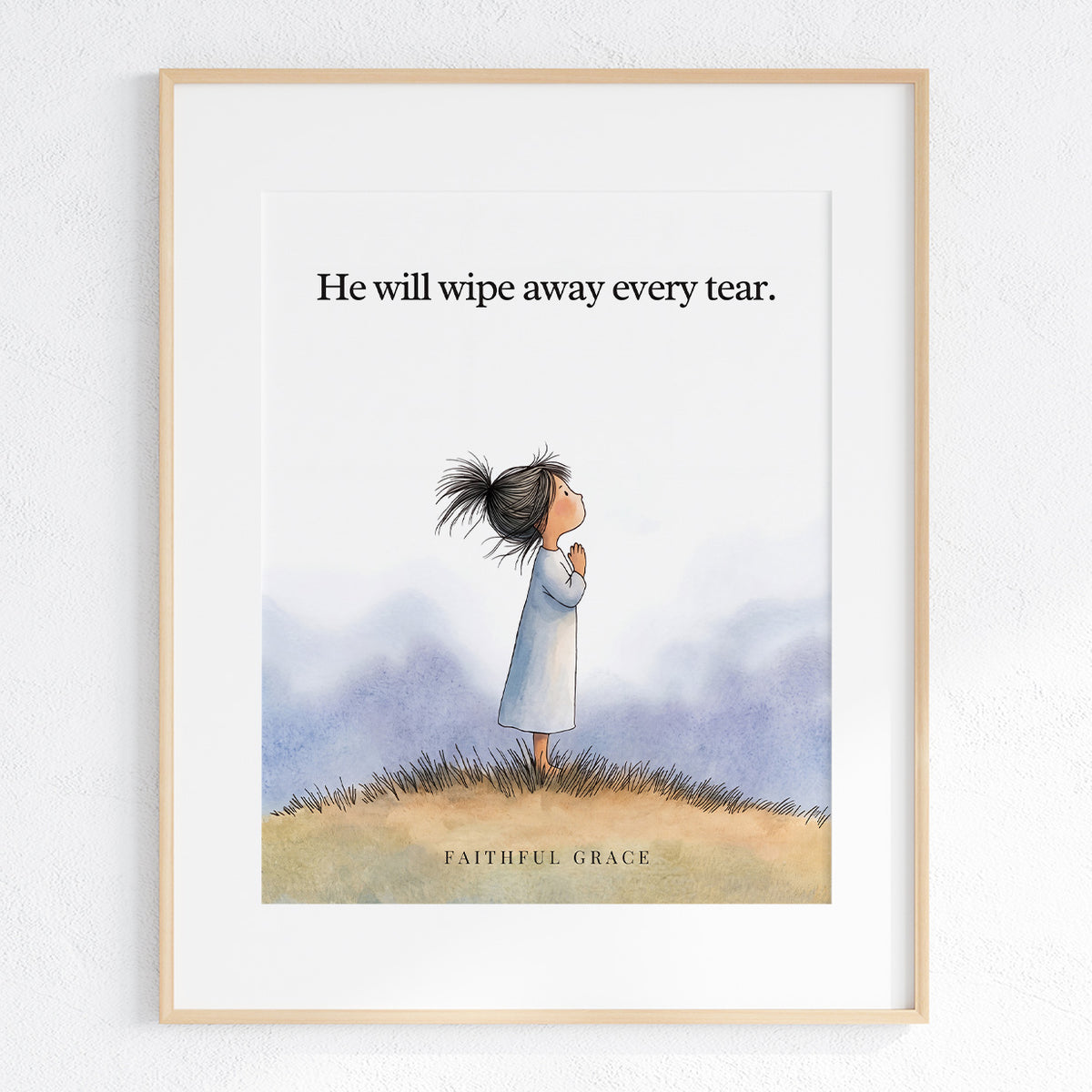 He will wipe away every tear.