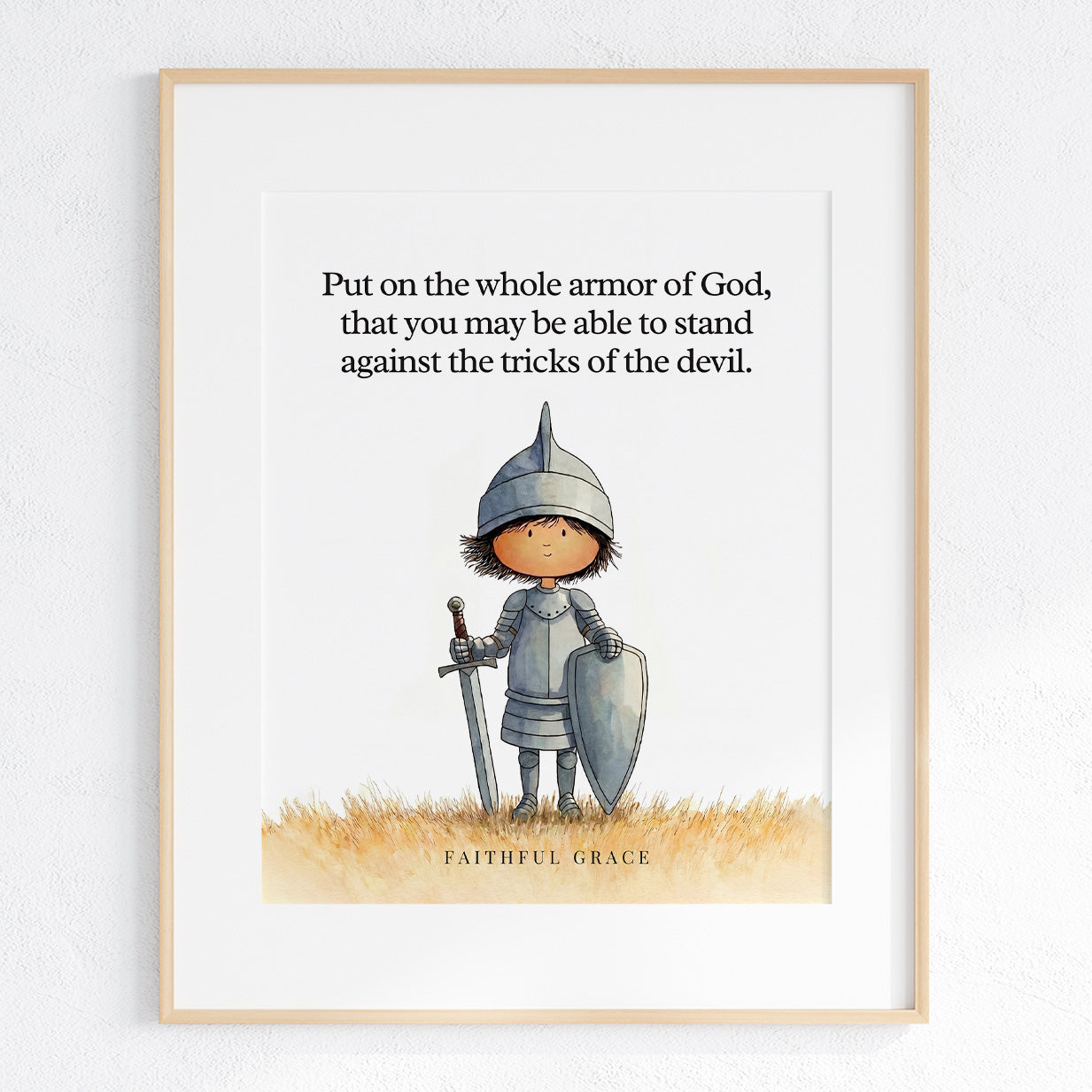 Whole armor of God.