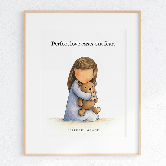 Perfect love casts out fear.