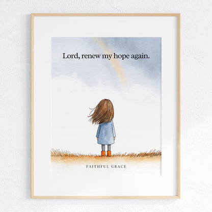 Renew my hope again.