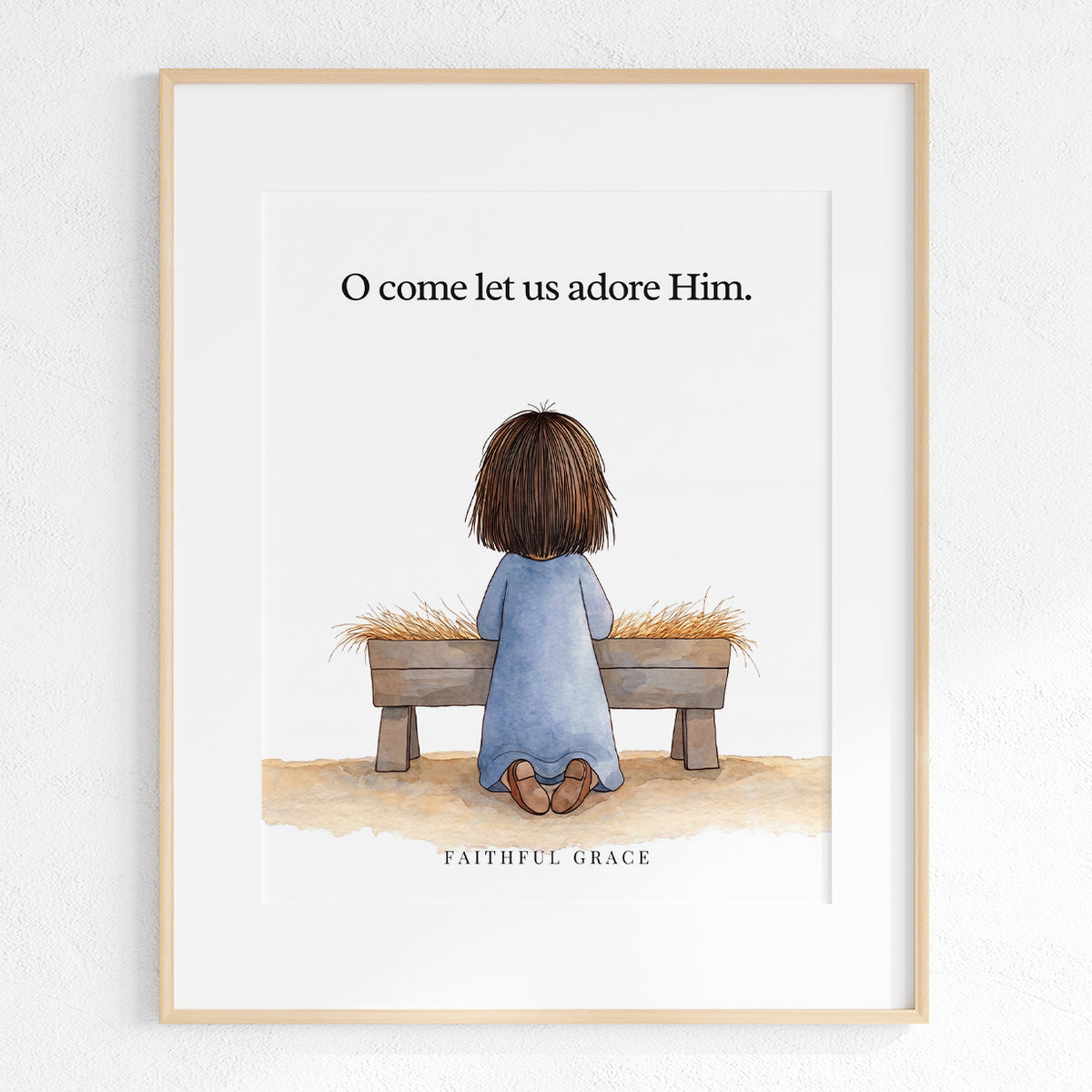 O come let us adore Him.