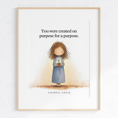 On purpose for a purpose.