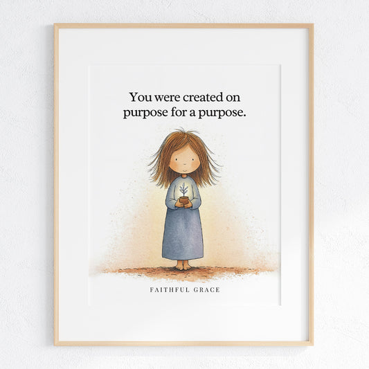 On purpose for a purpose.