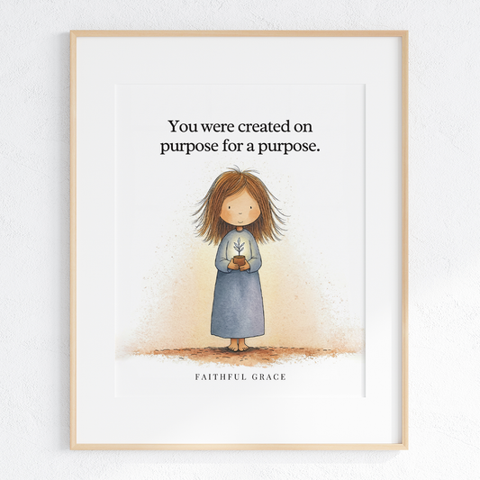 On purpose for a purpose.