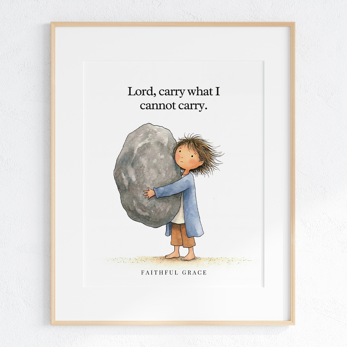 Carry what I cannot carry.