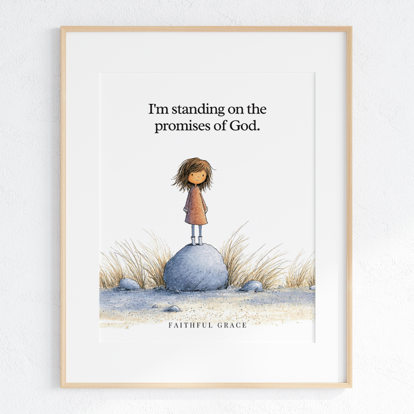 Standing on the promises of God.