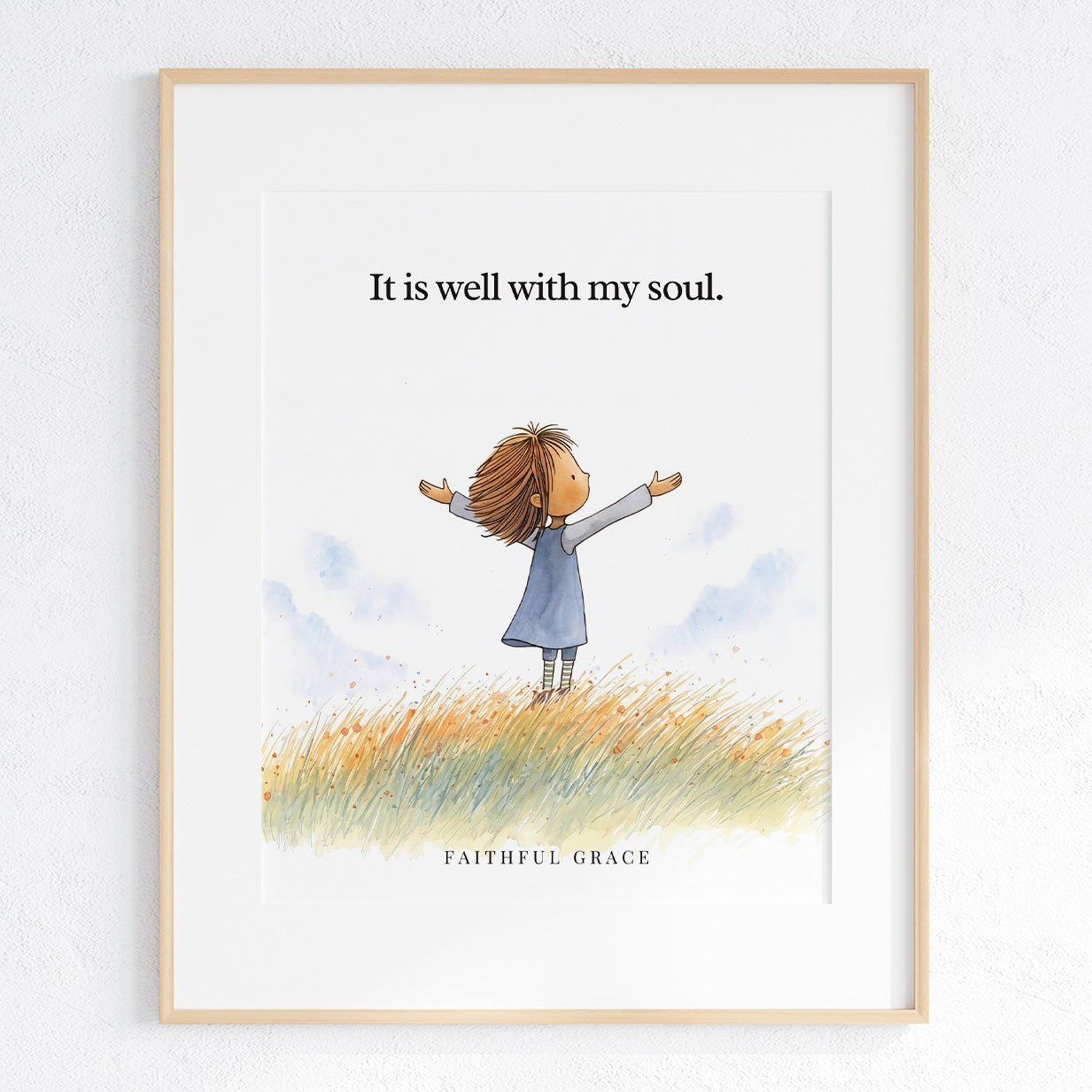 It is well with my soul.