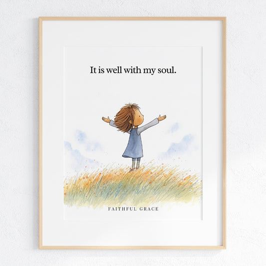It is well with my soul.