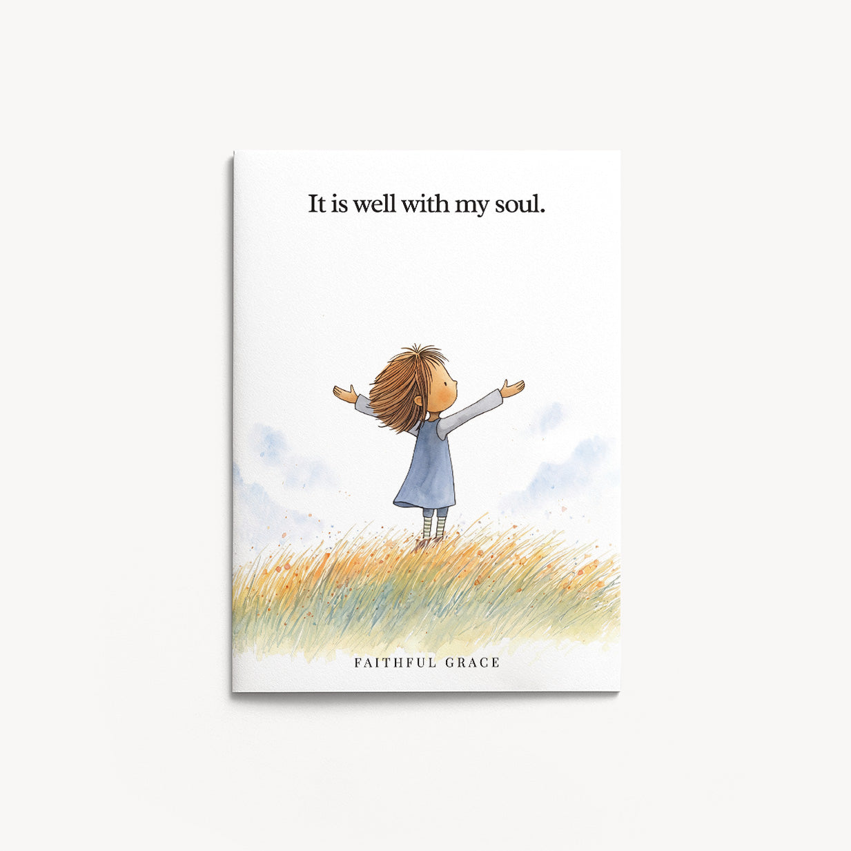 It is well with my soul.