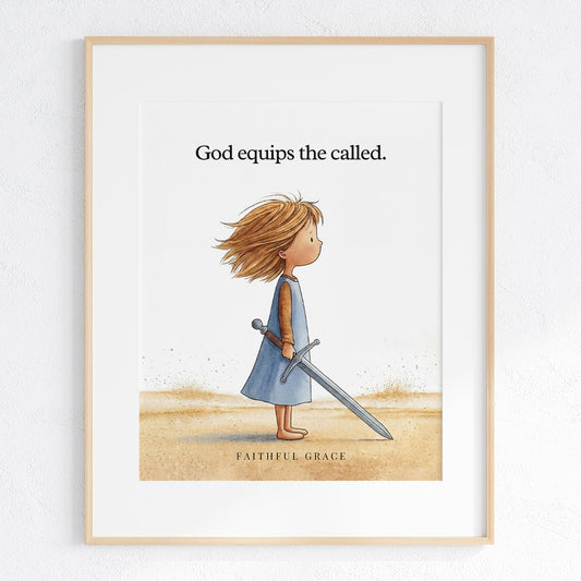 God equips the called.