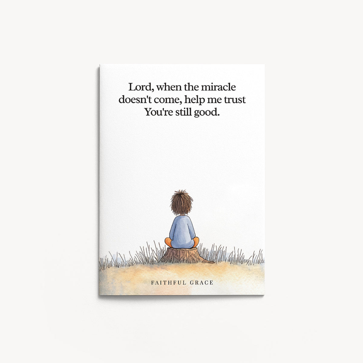 When the miracle doesn't come.