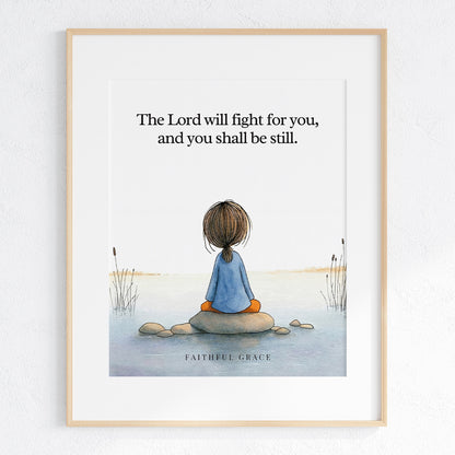 The Lord will fight for you.