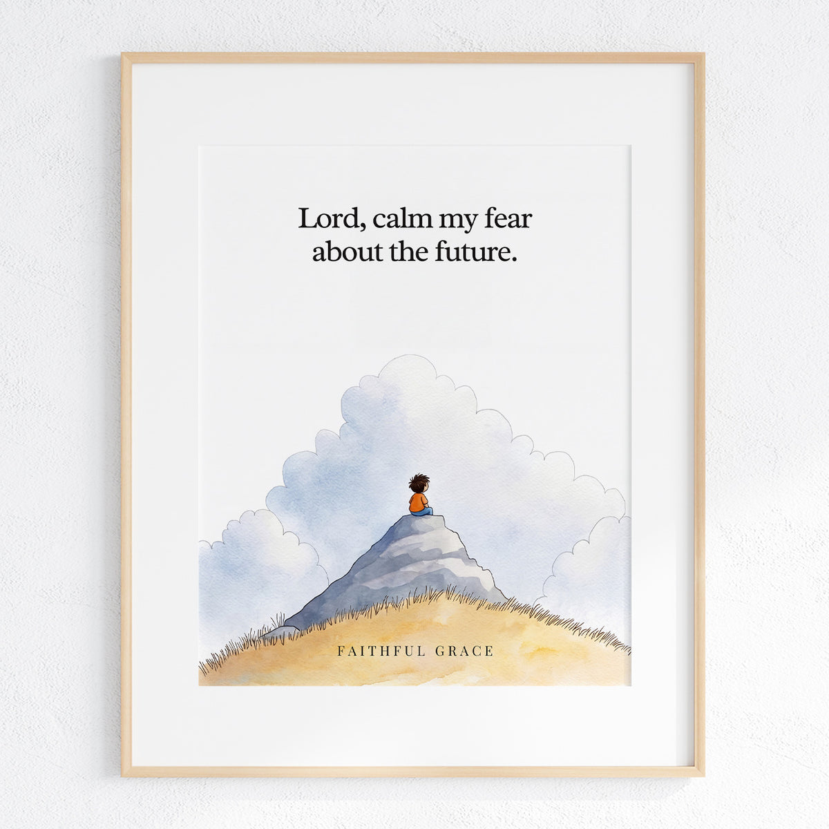 Calm my fear about the future.