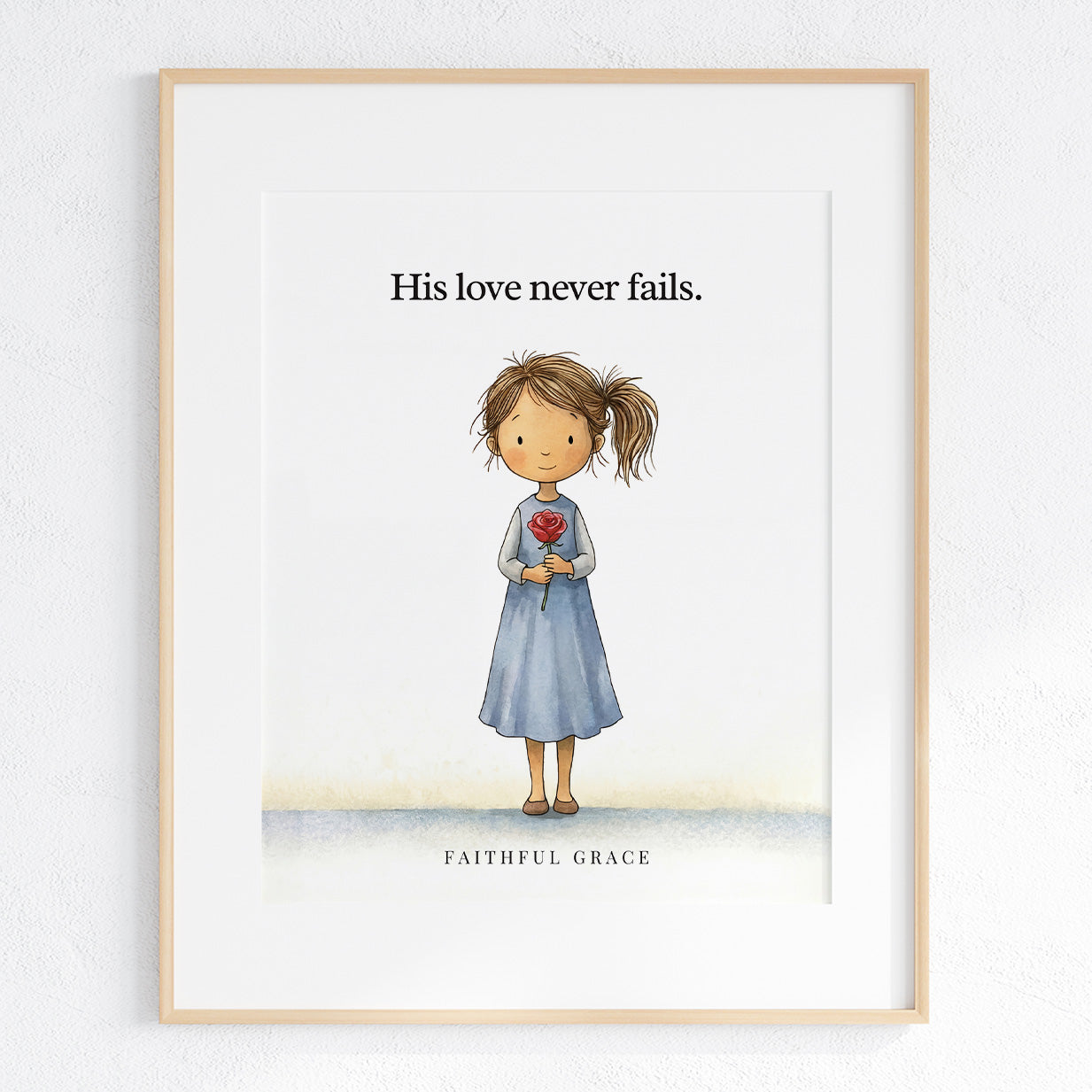 His love never fails.
