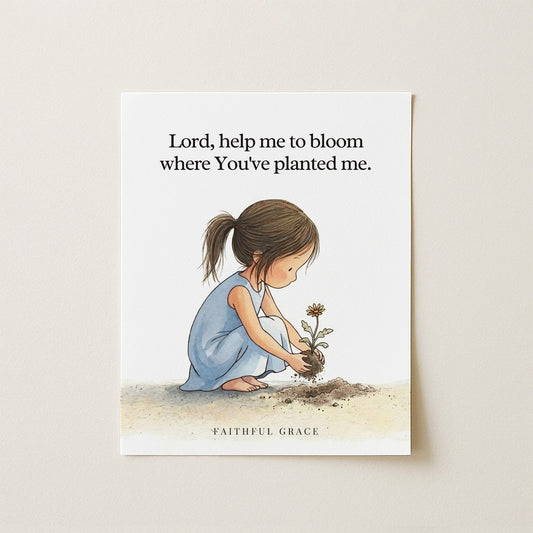 Help me to bloom.