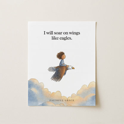 Wings like eagles.