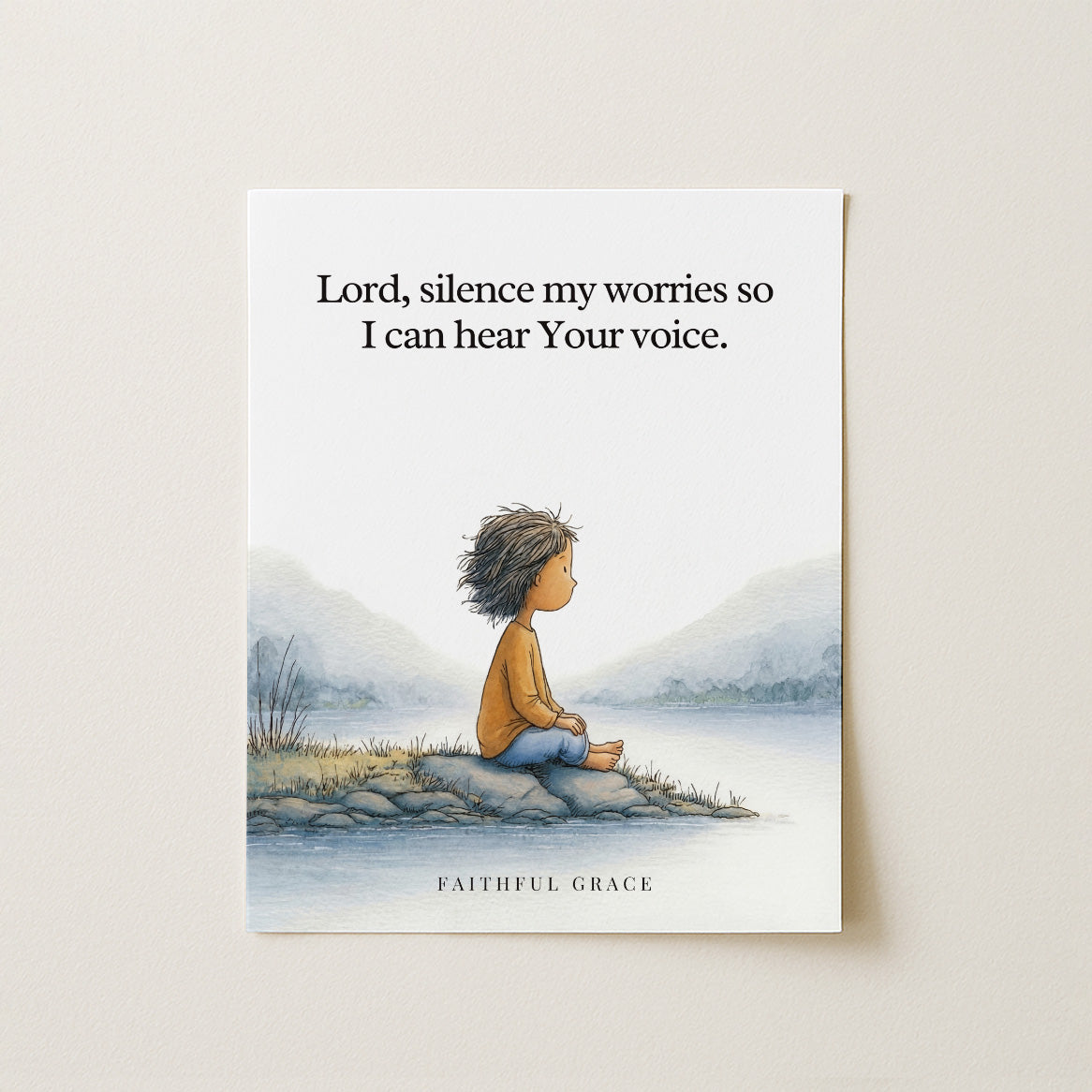 Silence my worries.