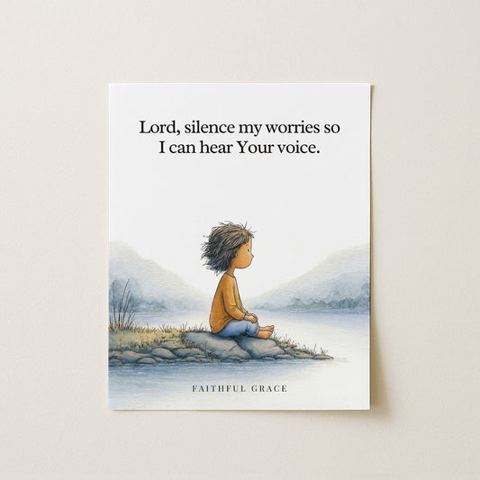 Silence my worries.