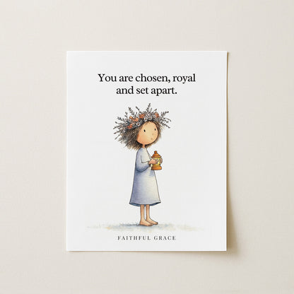 Chosen, royal and set apart.