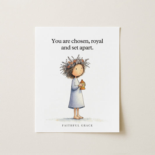 Chosen, royal and set apart.